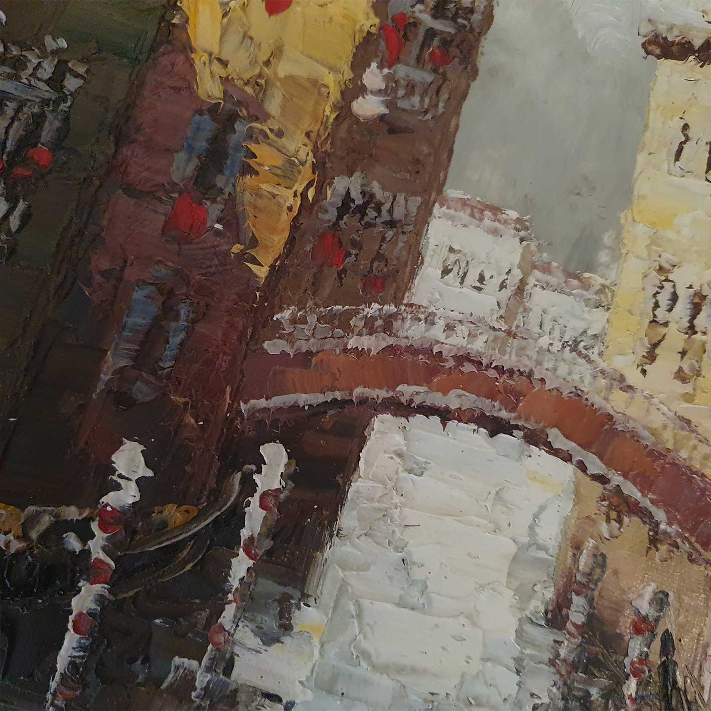 Cuadro Venecia Texturas 90x60 cm