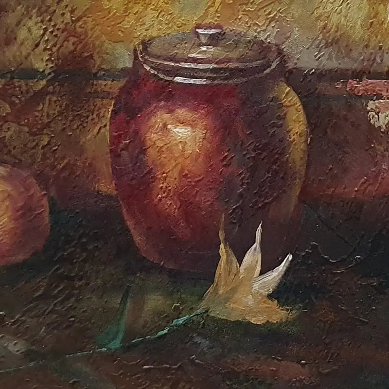 Handgemaltes Ölstillleben 60 × 50 cm