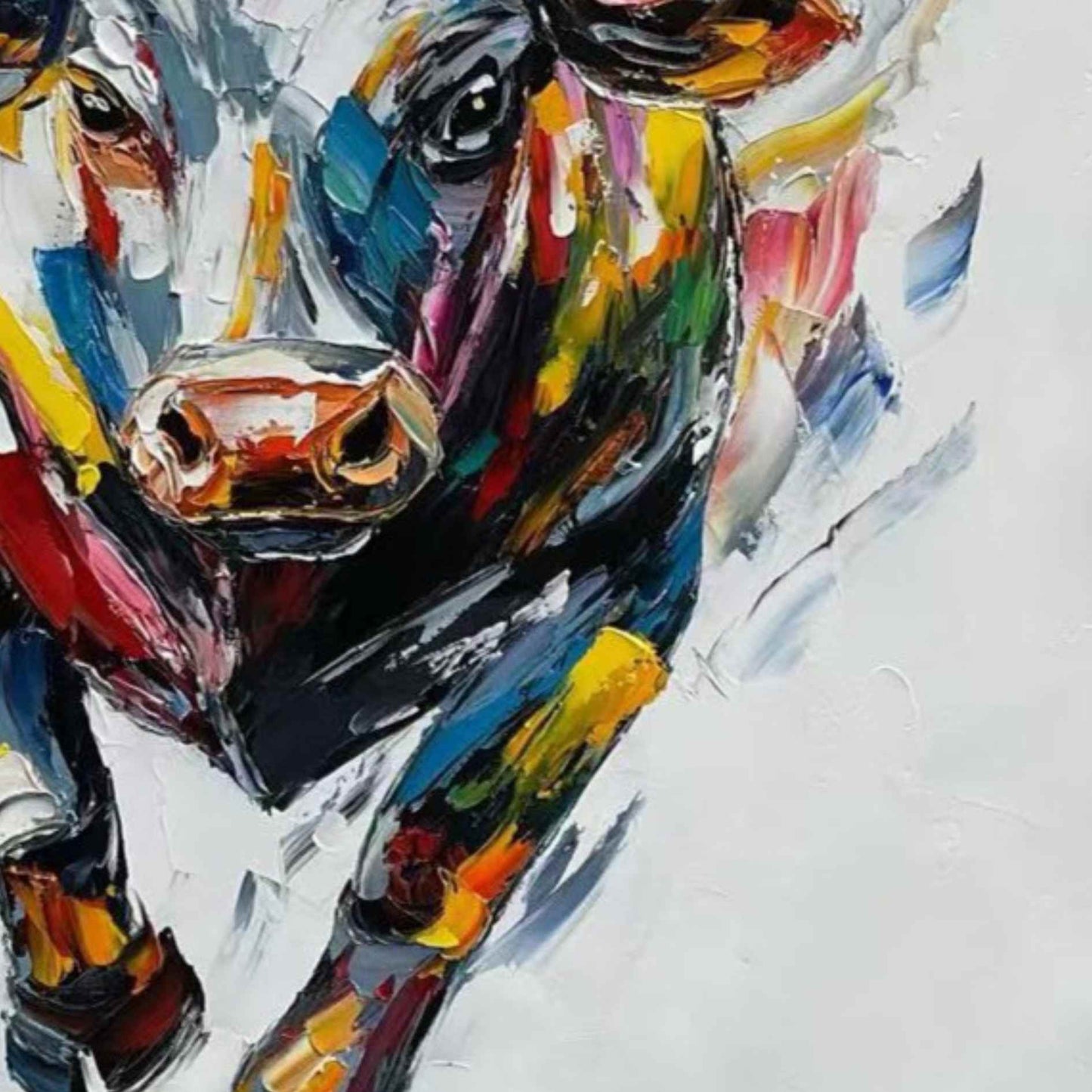Pintura Óleo Toro Bravo Color 100x100 cm