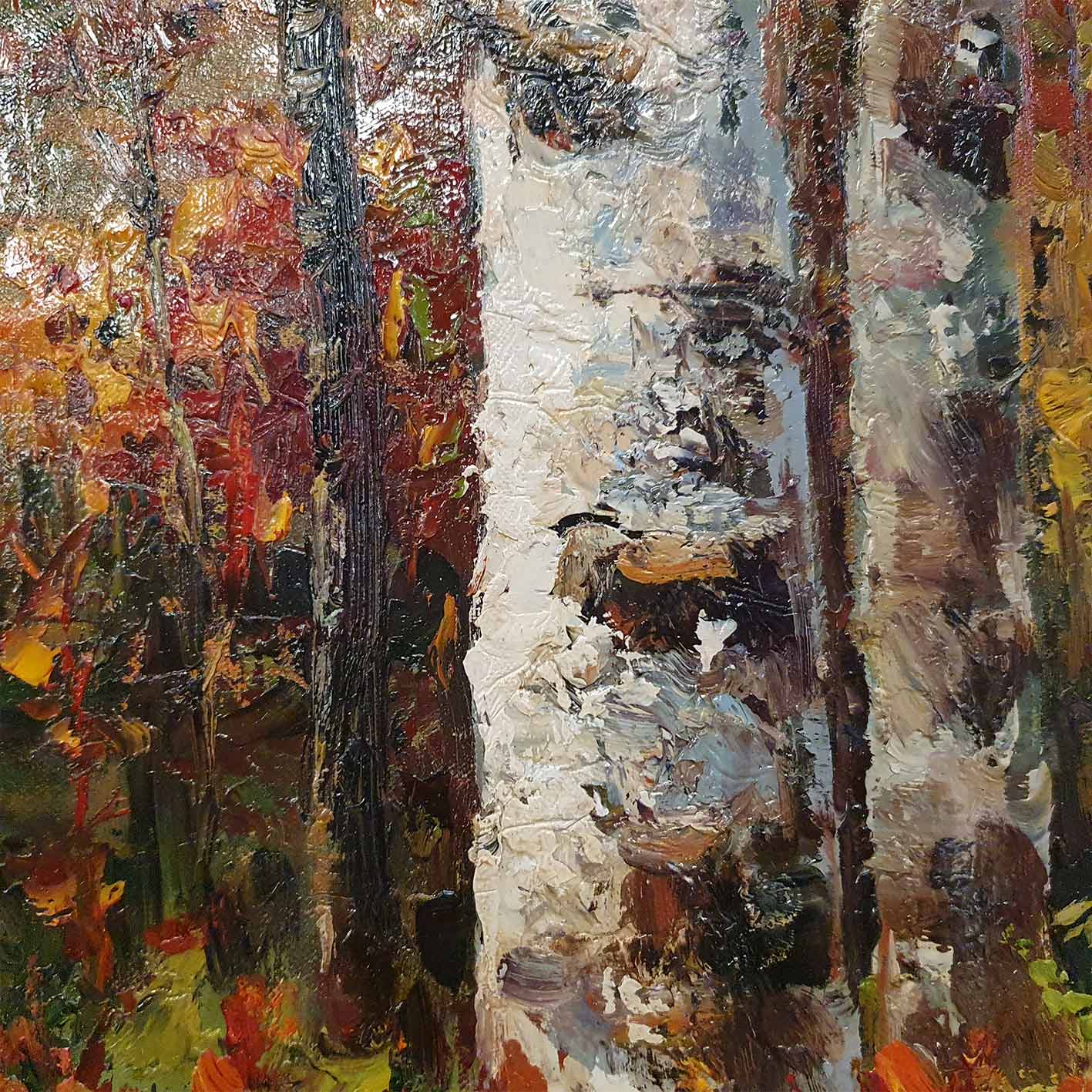 Cuadro Bosque Estilo 90x60 cm