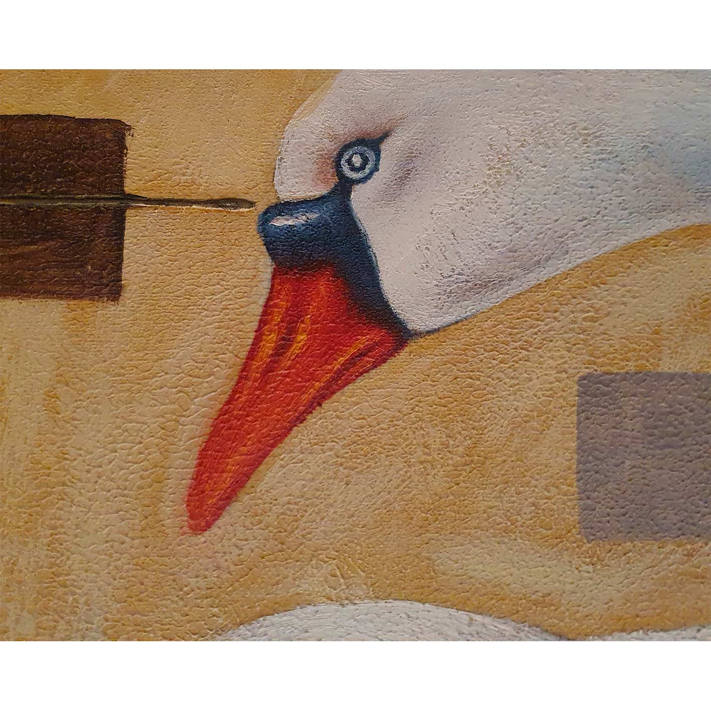 Cuadro Cisne Decora II 90x60 cm