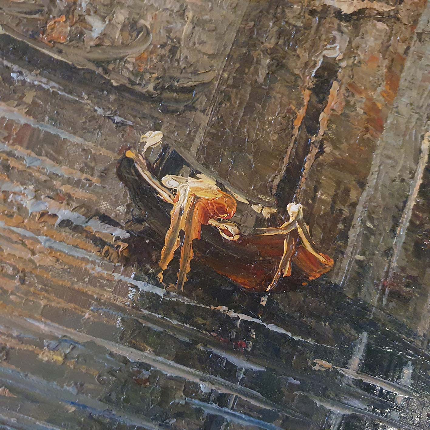 Cuadro Venecia Góndolas 90x60 cm