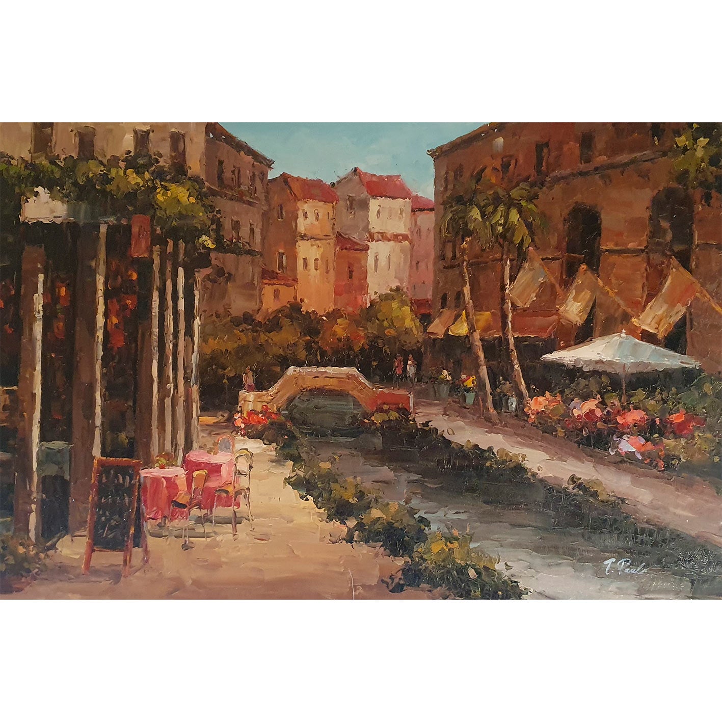 Cuadro Puente Rio
