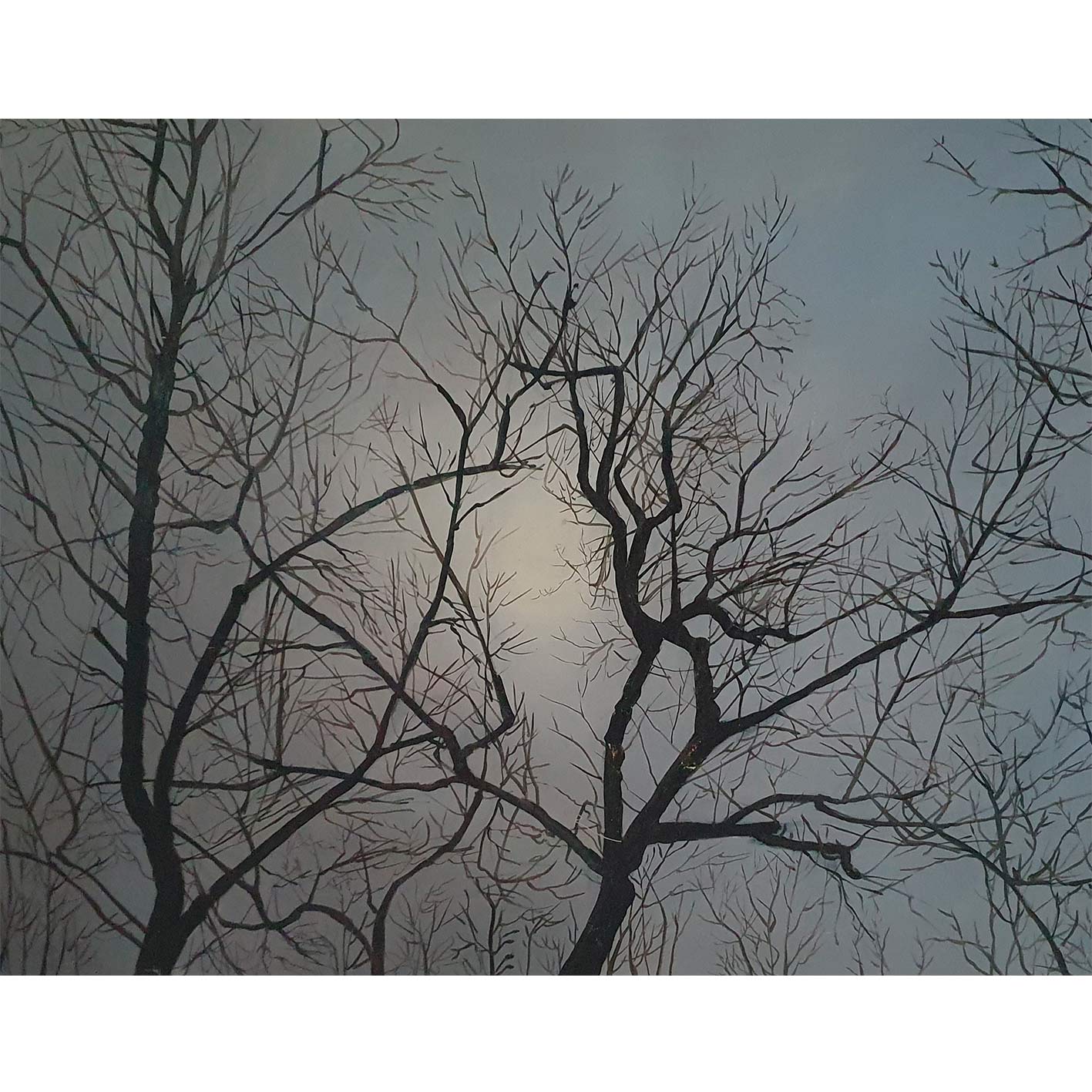 Cuadro Ramas Gris
