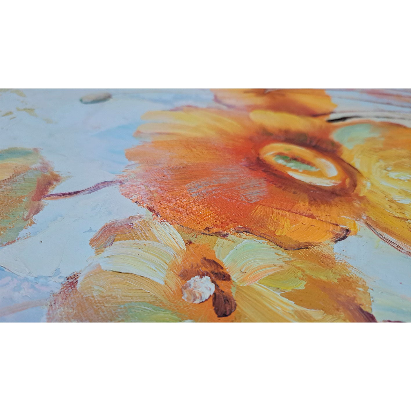 Cuadro Color Flor II 60x50 cm Textura