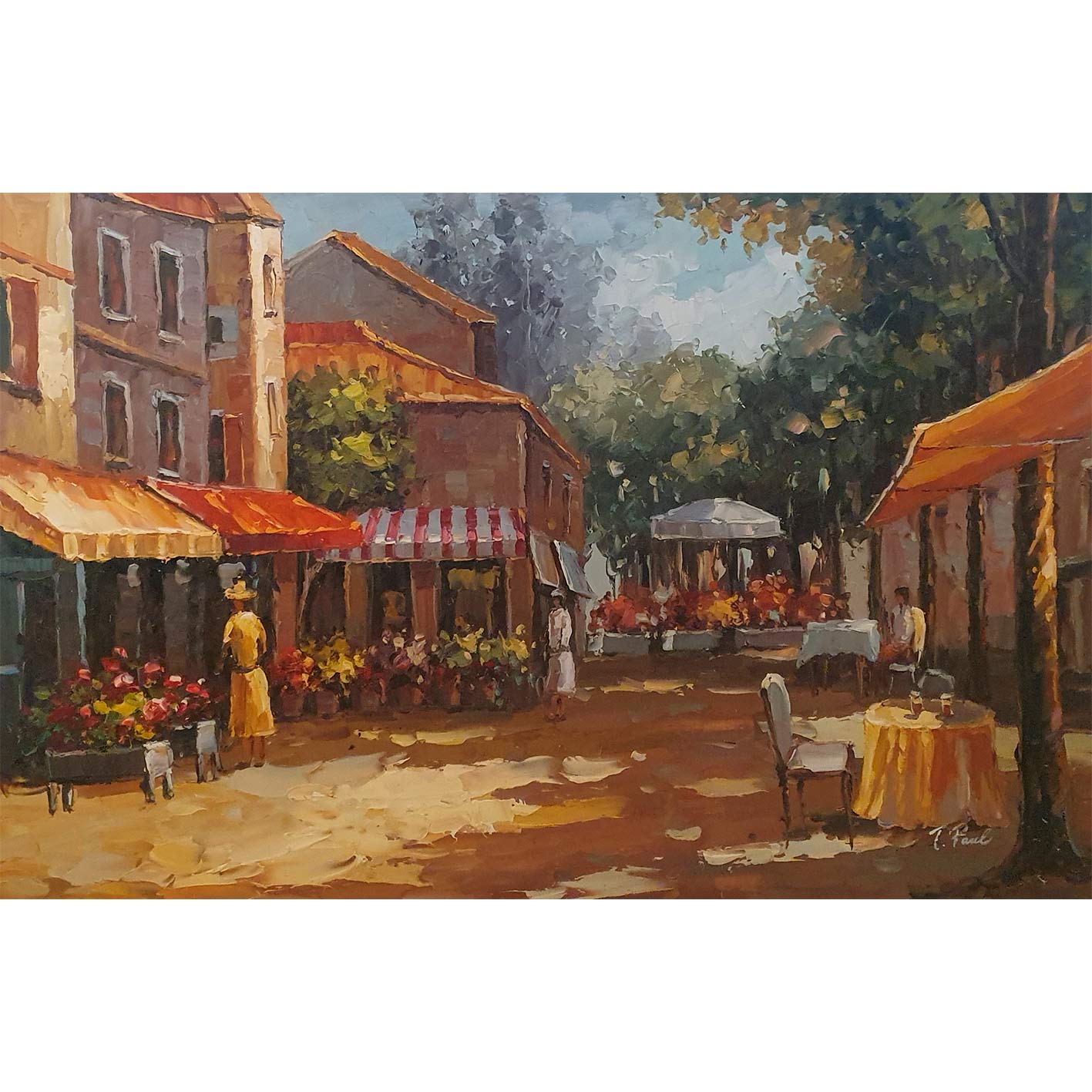 Cuadro Tienda Pueblo 90x60 cm