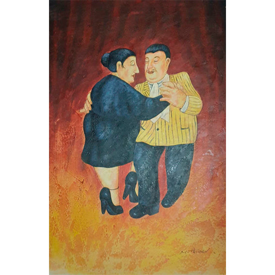 Cuadro Pareja Bailando 60x90 cm