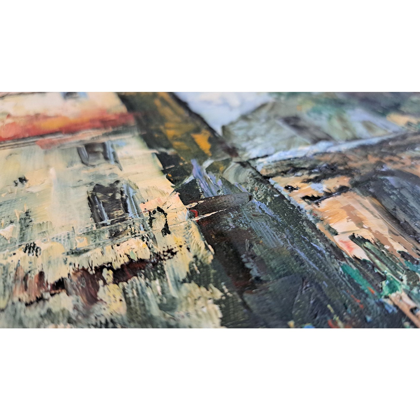 Cuadro Pueblos Naturaleza 50x60 cm