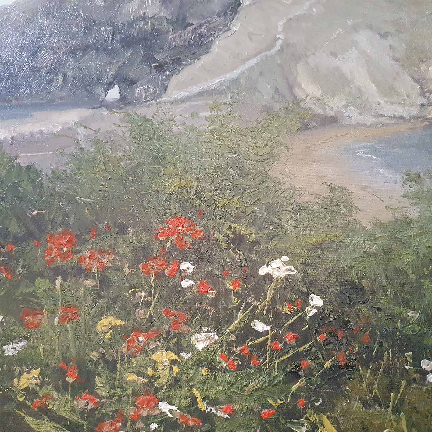 Cuadro Ermita Gaztelugatxe 100x80 cm Texturas