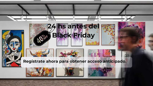 Oferta especial Black Friday en decoARTions: cuadros al óleo pintados a mano con descuento