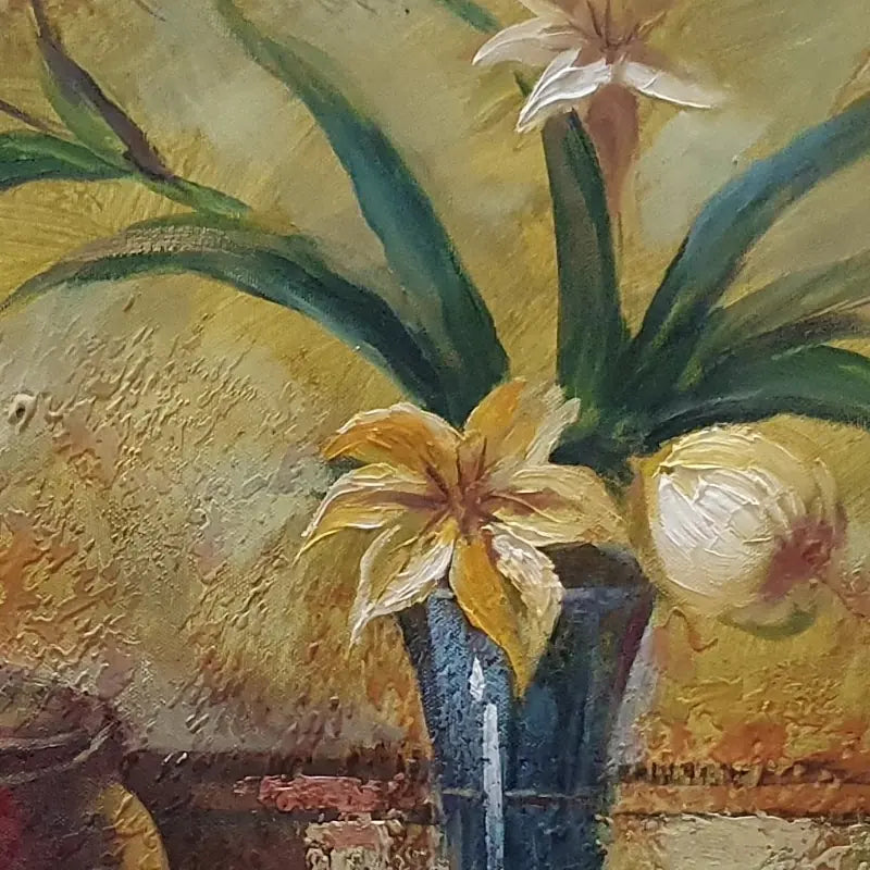 Handgemaltes Ölstillleben 60 × 50 cm