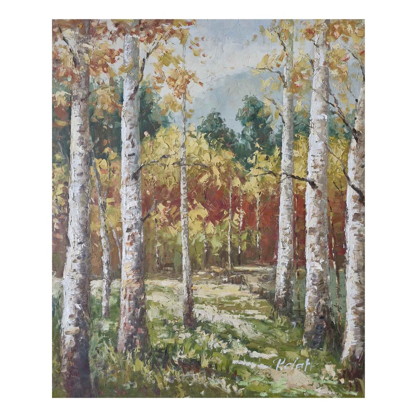 Cuadro Tríptico Bosques 50x60 cm [3 piezas]