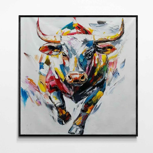 Pintura Óleo Toro Bravo Color 100x100 cm
