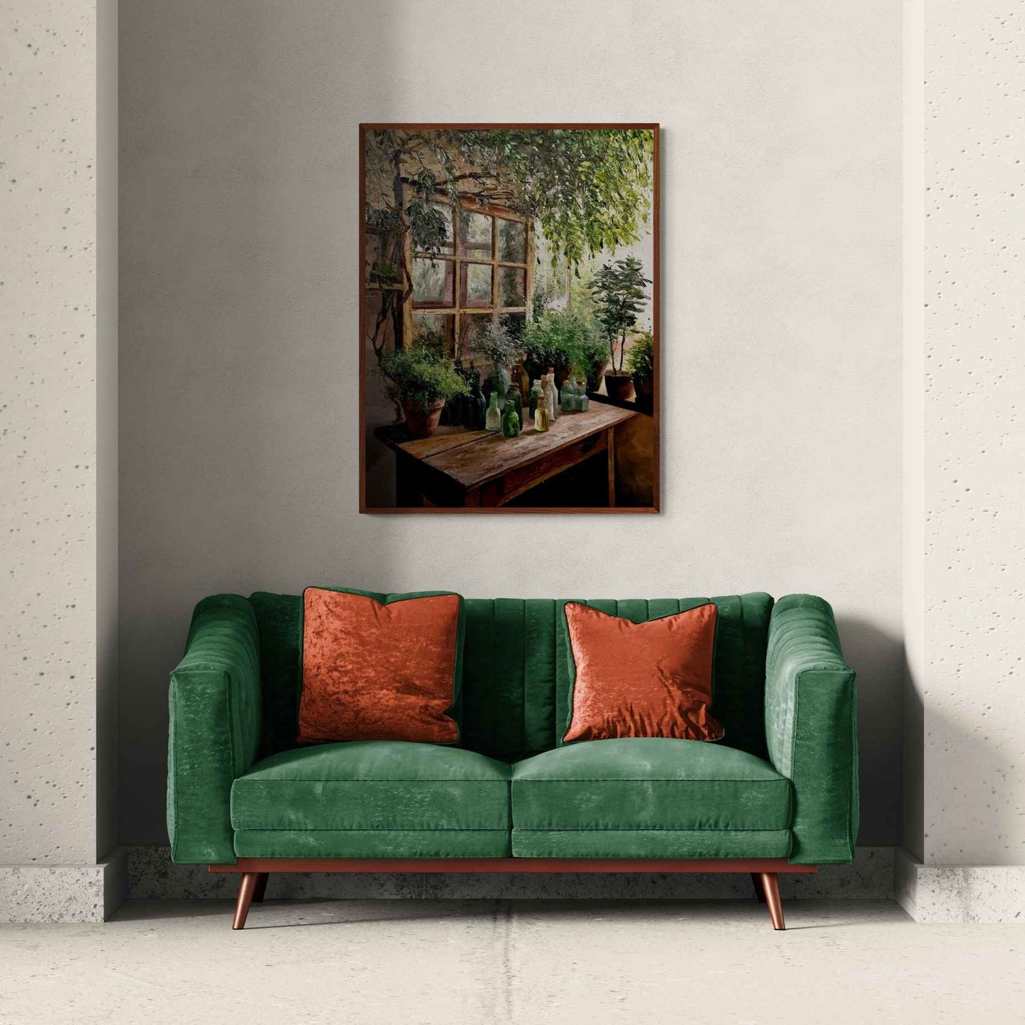 Ölgemälde Der Botanische Tisch Handgemalt 80x100 cm