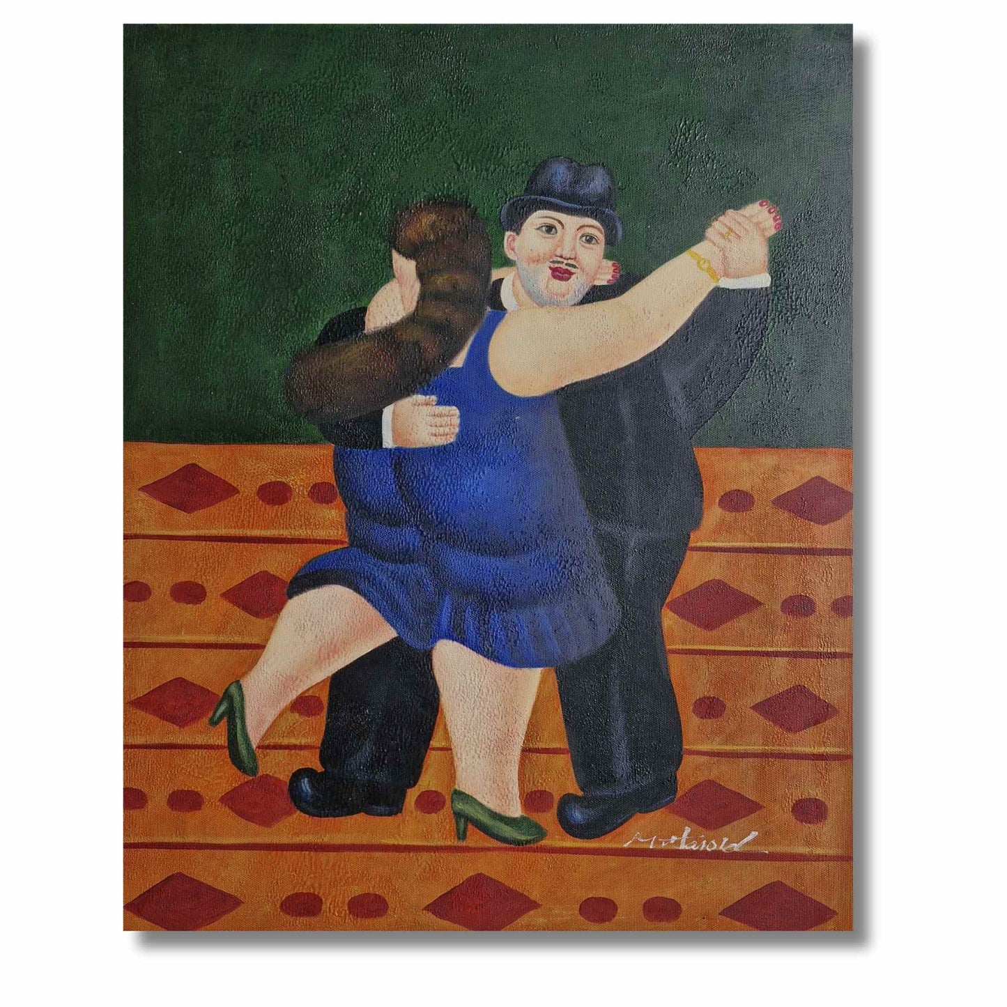 Cuadro Tríptico Botero 50x40 cm [3 piezas]