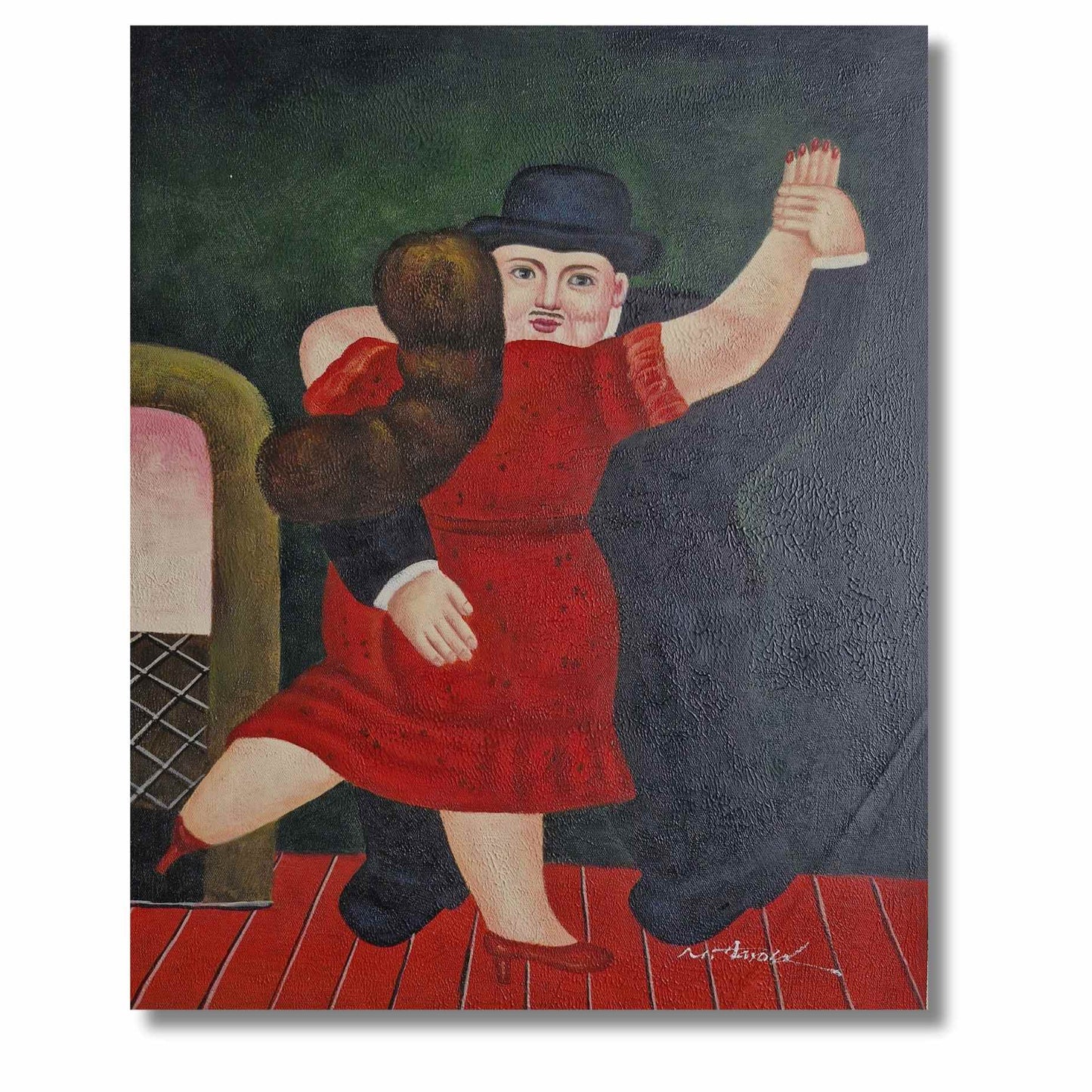 Cuadro Tríptico Botero 50x40 cm [3 piezas]