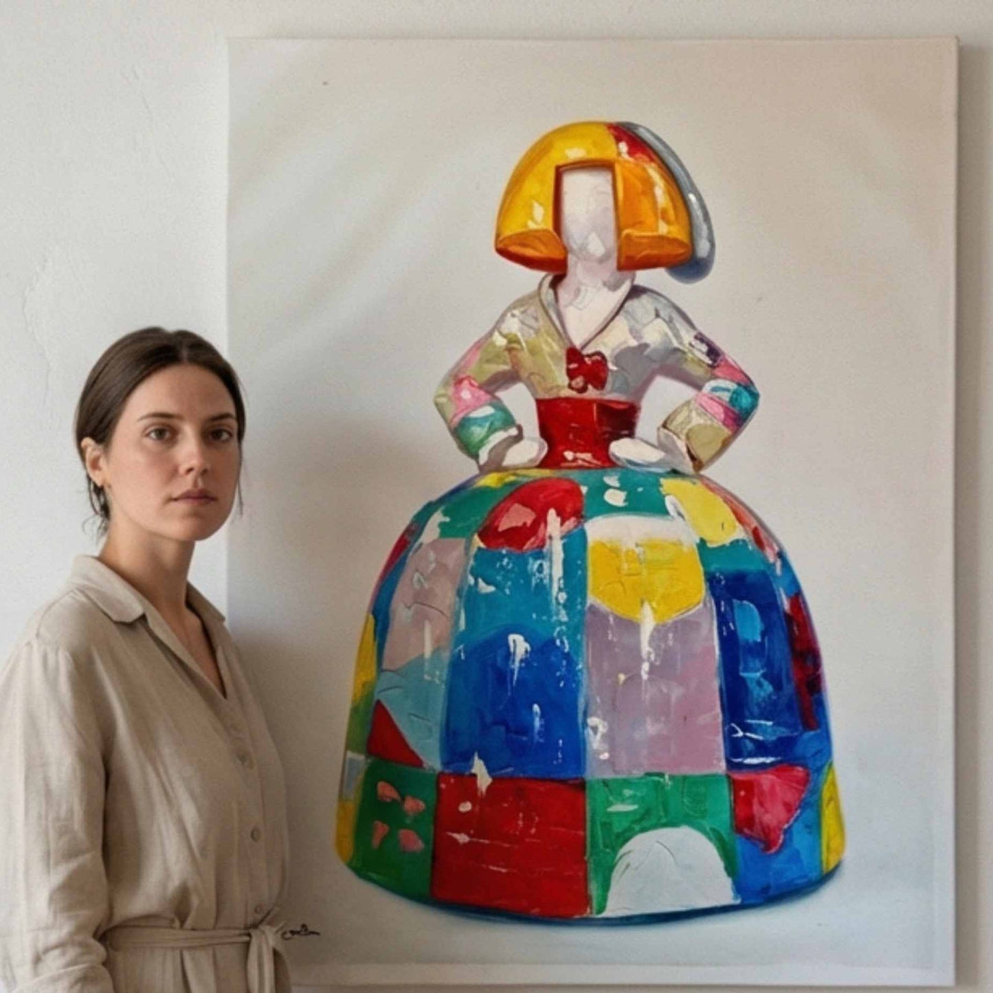 Cuadro Menina Madrid  120x90 cm