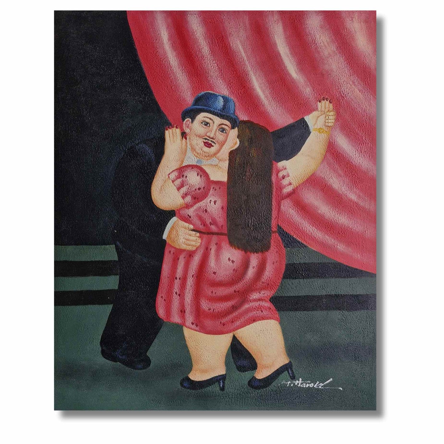 Cuadro Tríptico Botero 50x40 cm [3 piezas]
