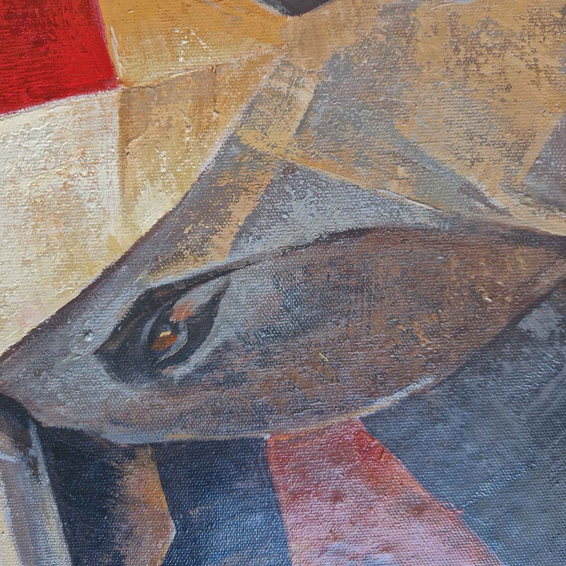 Cuadro decorativo de toro fuerte y elegante