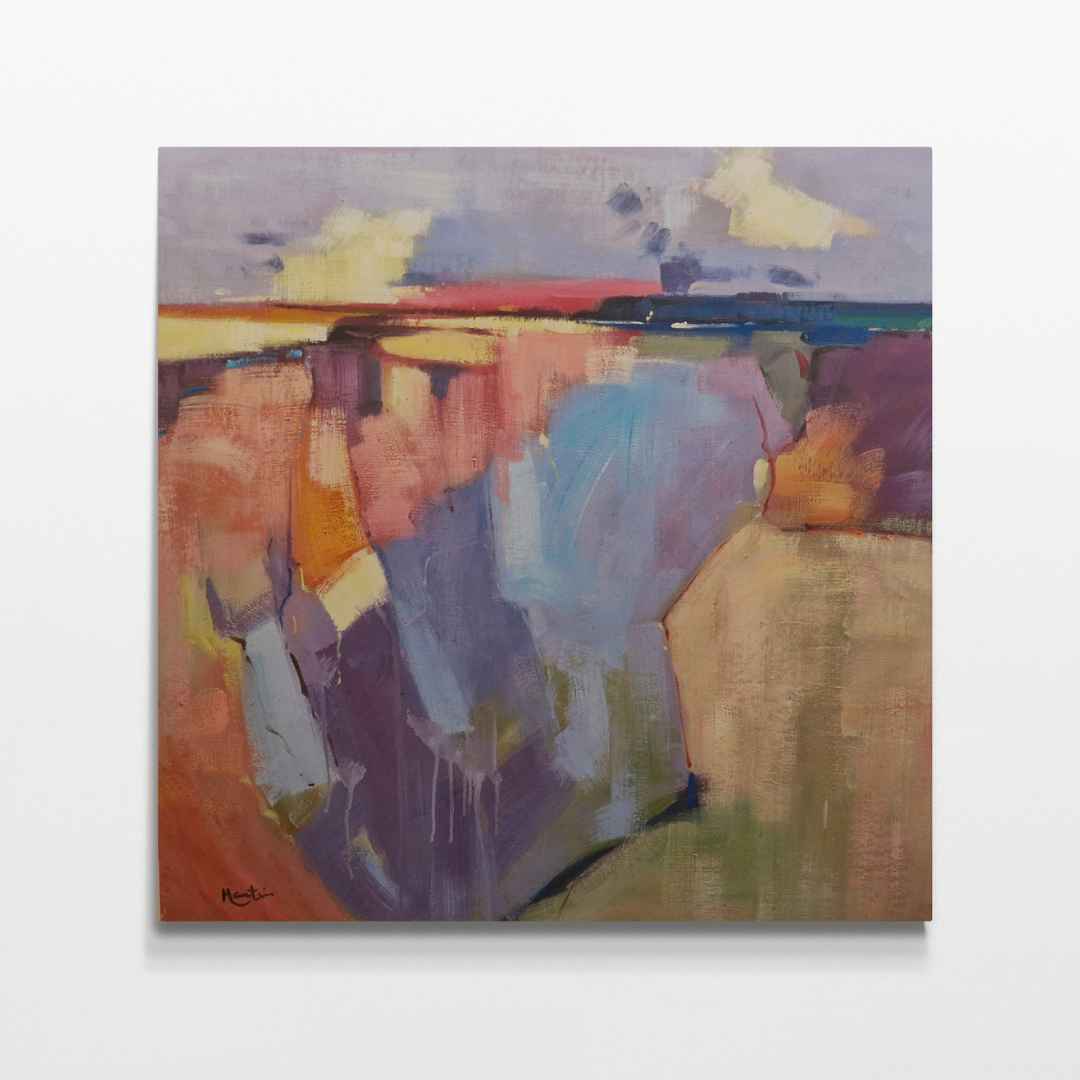 Pintura abstracta ideal para decoración moderna