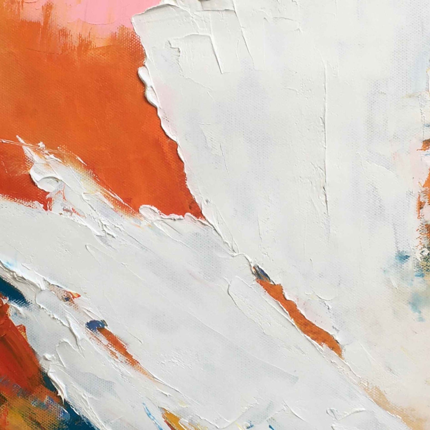 Cuadro Abstracto Explosión Cromática 100x100 cm