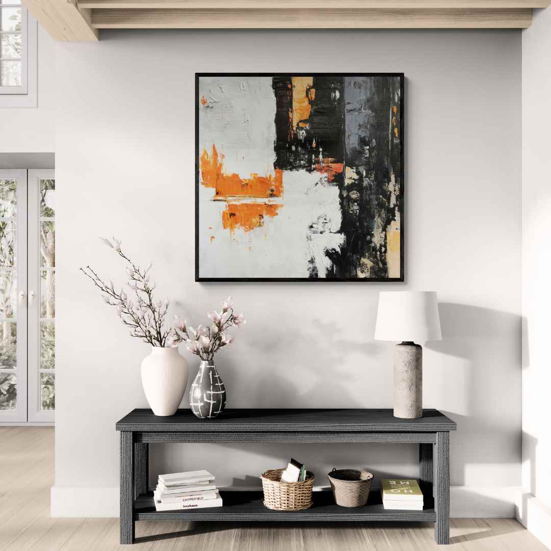 Cuadro Tormenta de Pasión 100x100 cm