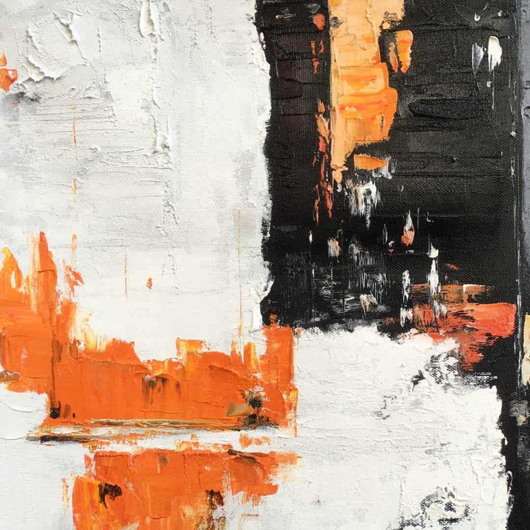 Cuadro Tormenta de Pasión 100x100 cm