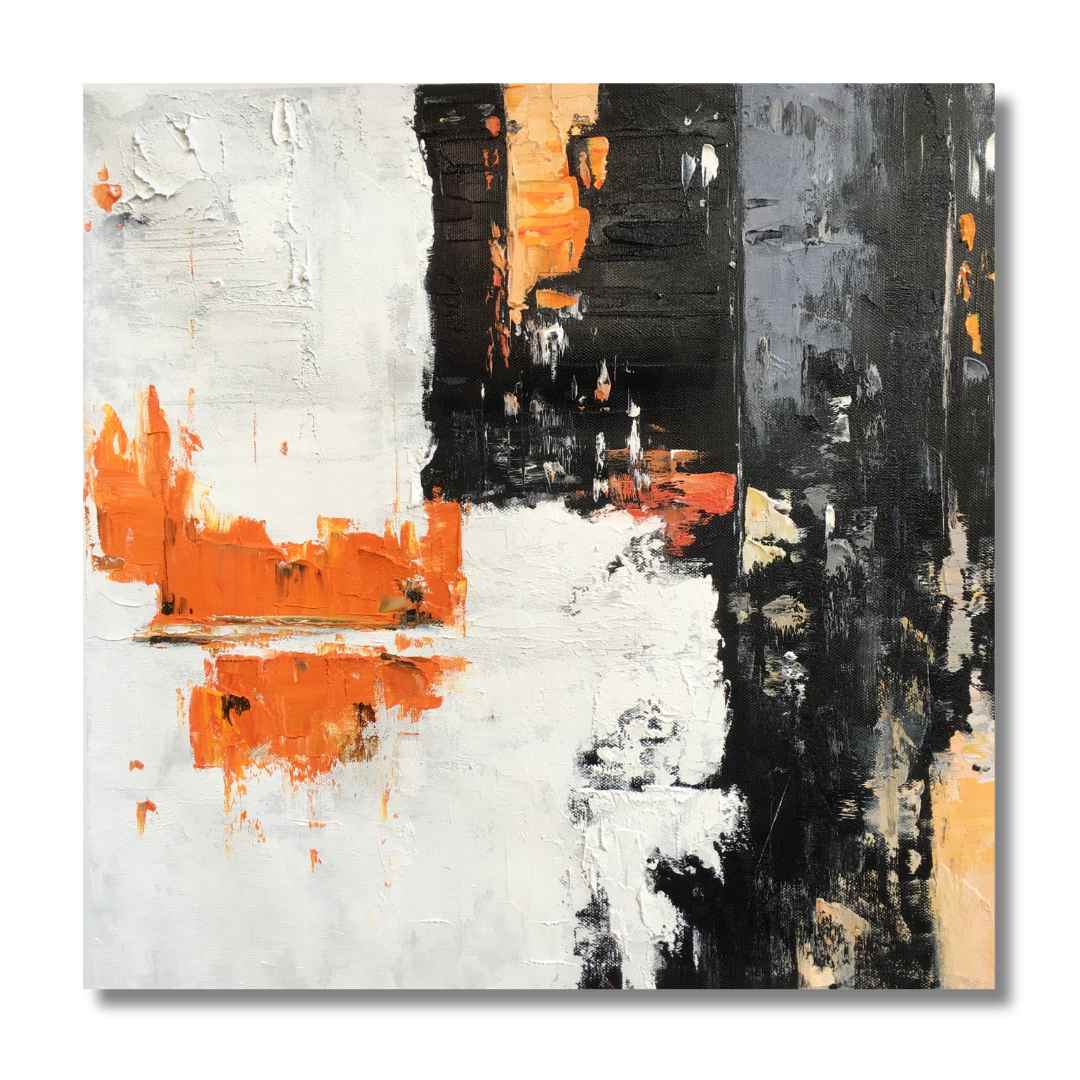 Cuadro Tormenta de Pasión 100x100 cm