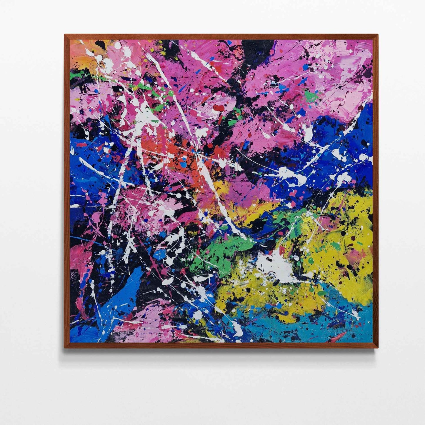 Cuadro Abstracto Euforia y Libertad 102x102 cm
