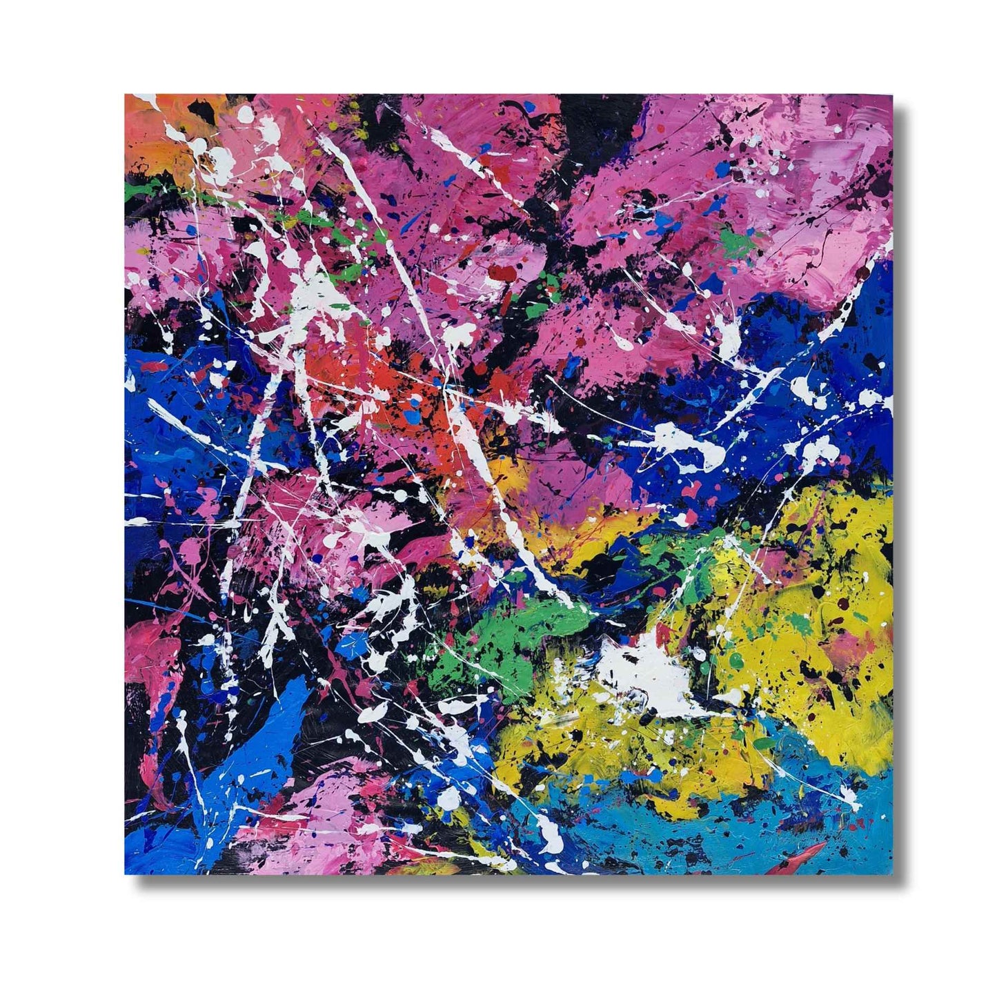 Cuadro Abstracto Euforia y Libertad 102x102 cm