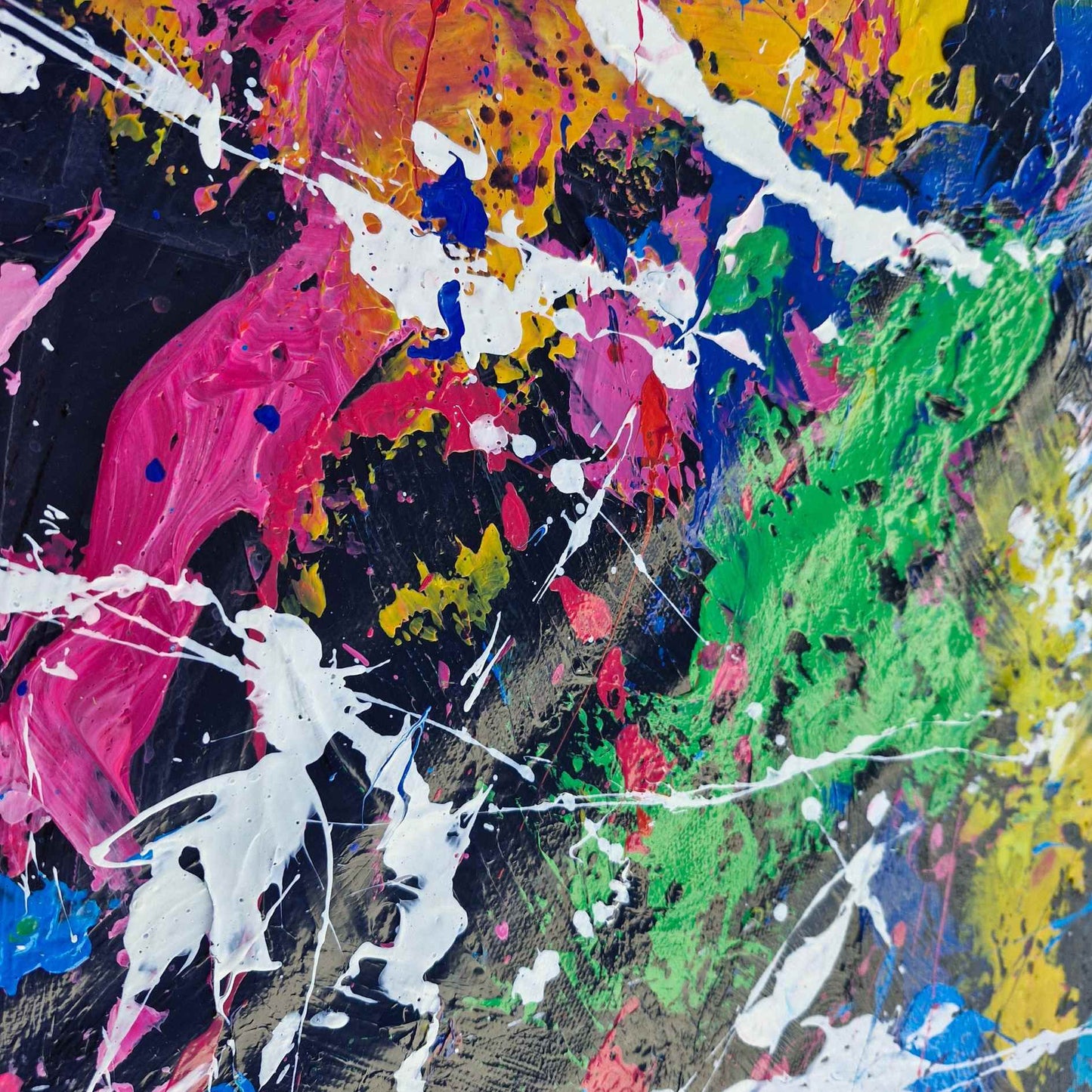 Cuadro Abstracto Euforia y Libertad 102x102 cm