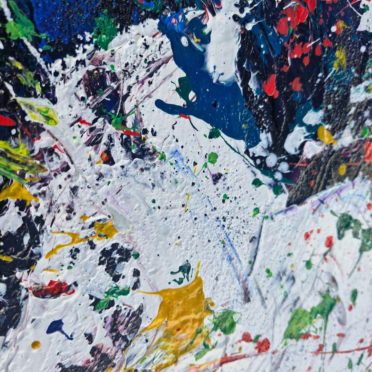 Cuadro Abstracto Explosión Alegría 102x102 cm 8