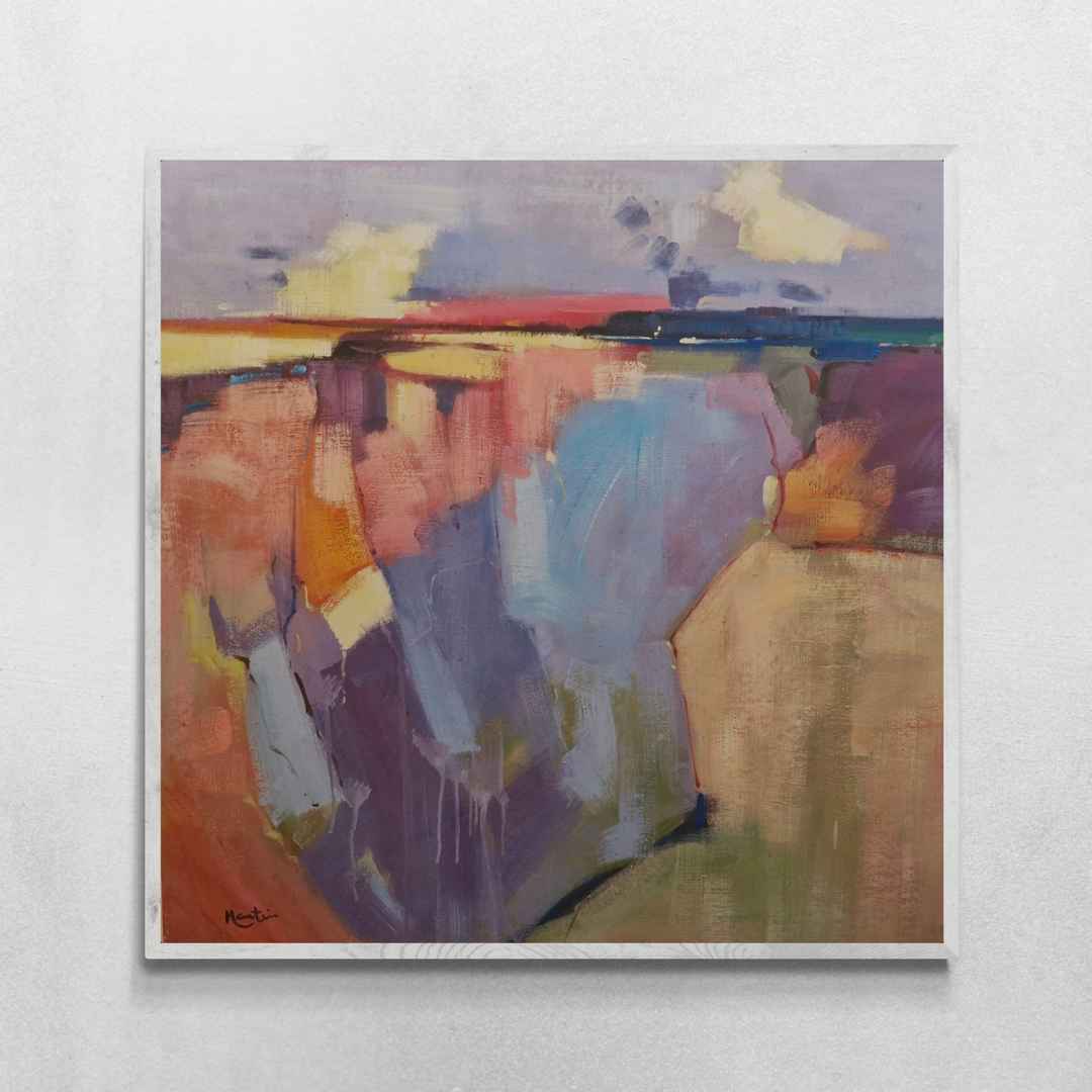 Pintura abstracta ideal para decoración moderna