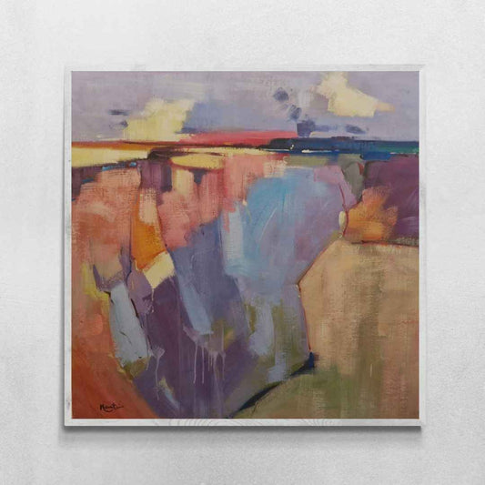 Pintura abstracta ideal para decoración moderna