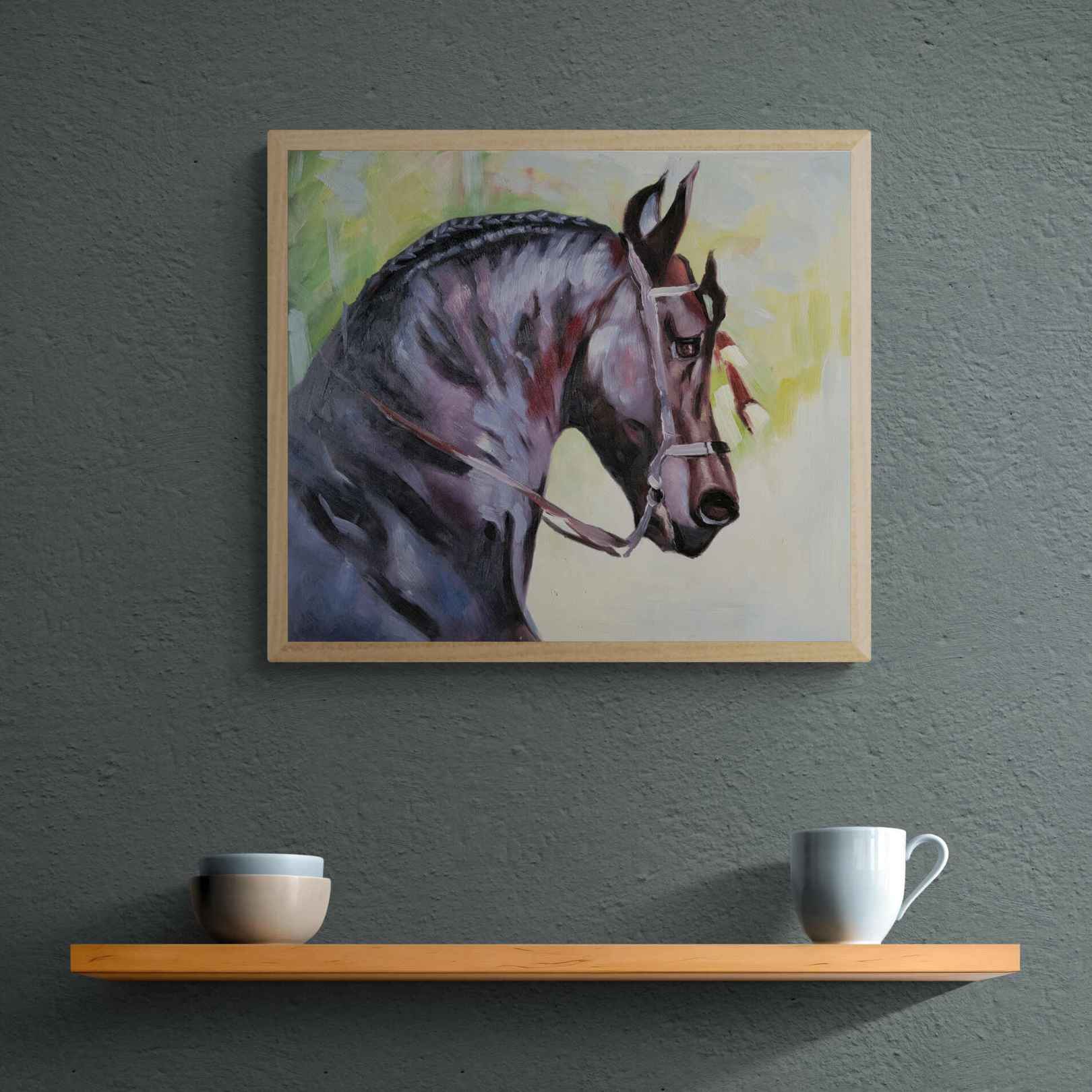 Cuadro Caballo Original II 55x48 cm