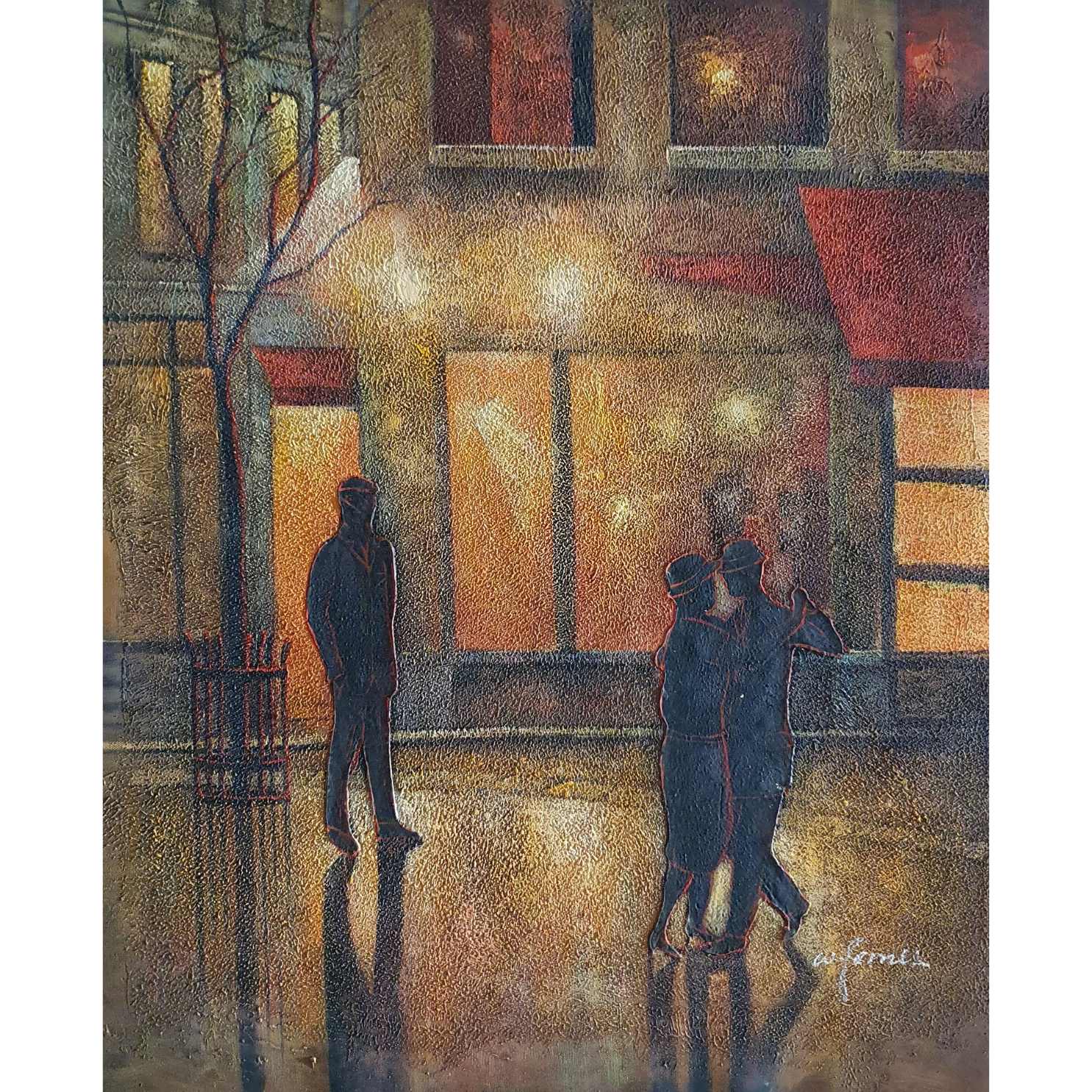 Cuadro Diptico El Amor y la Calle  50x60 cm [2 piezas]