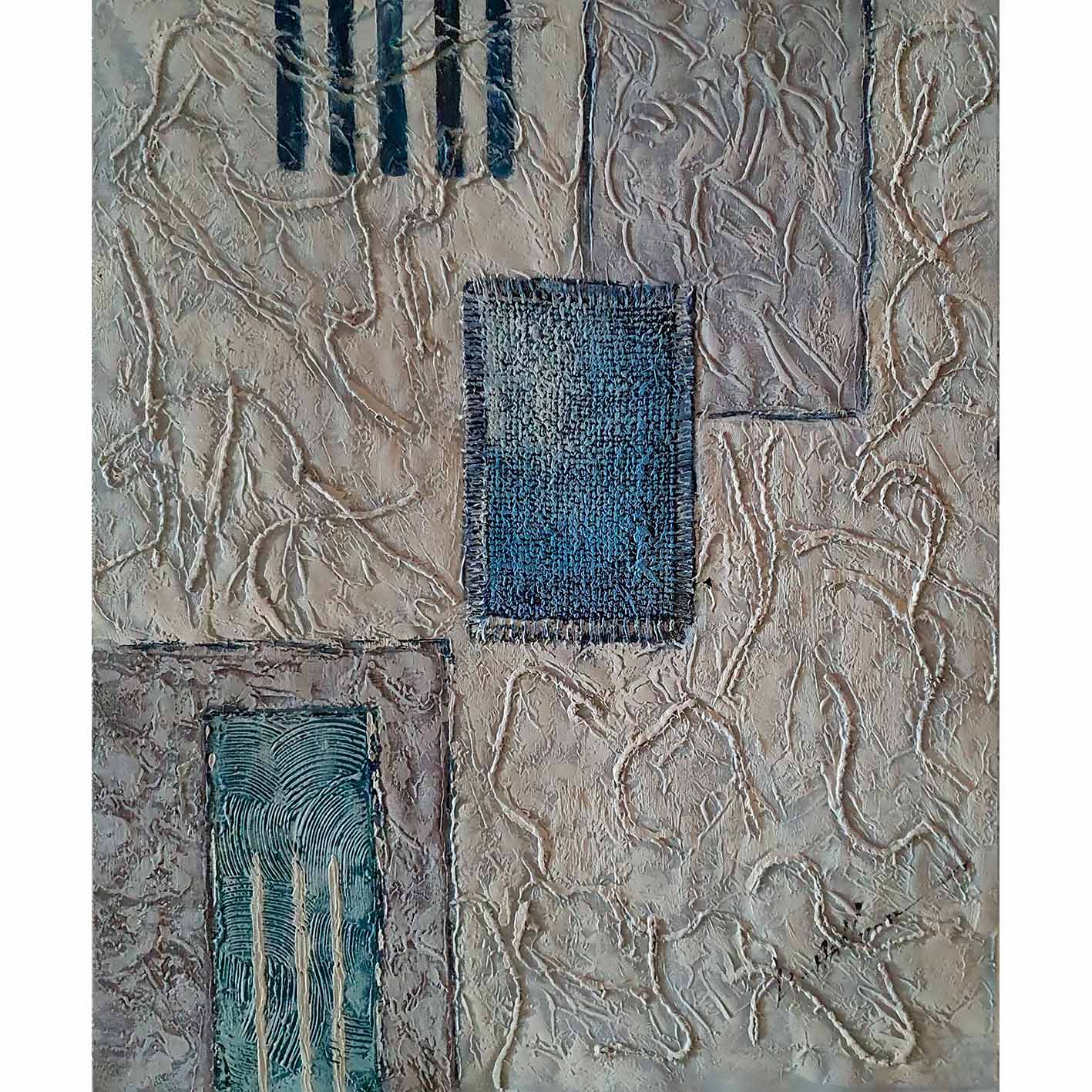 Cuadro Triptico Saco Moder 50x60 cm [3 piezas]