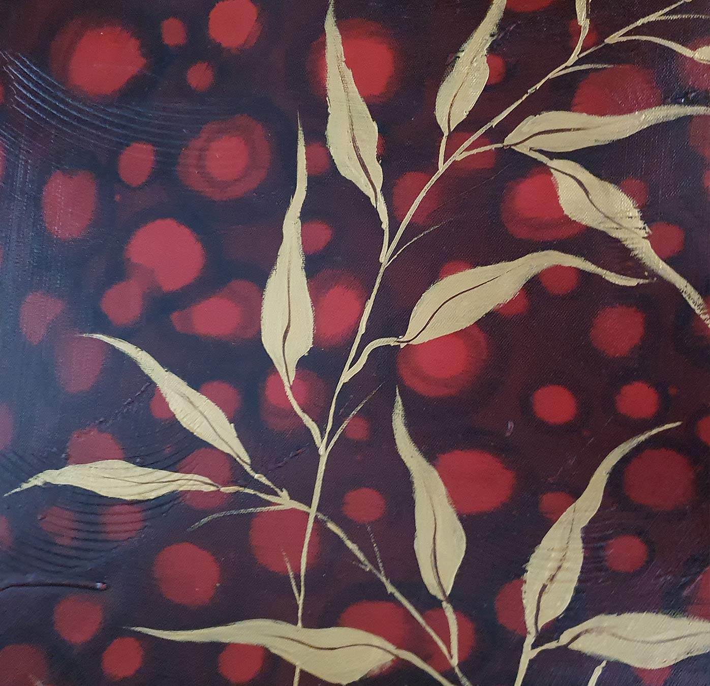 Cuadro Triptico Ramas Decorativas 50x60 cm [3 piezas]