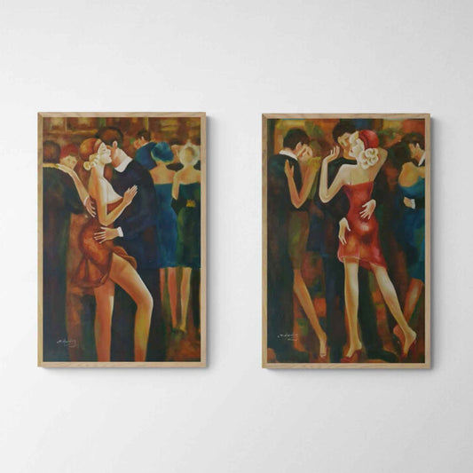 Cuadro Bailar es vida 90X60 cm [2 piezas]