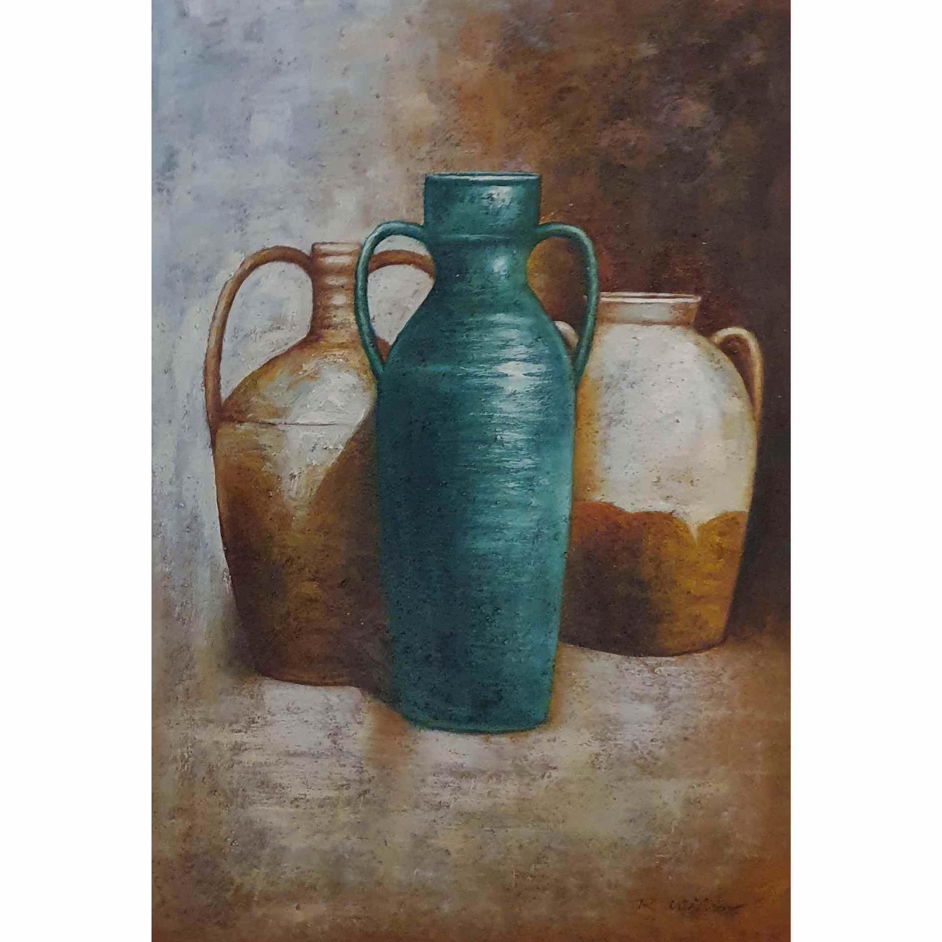 Cuadro Ánforas Reliquia 60x90 cm