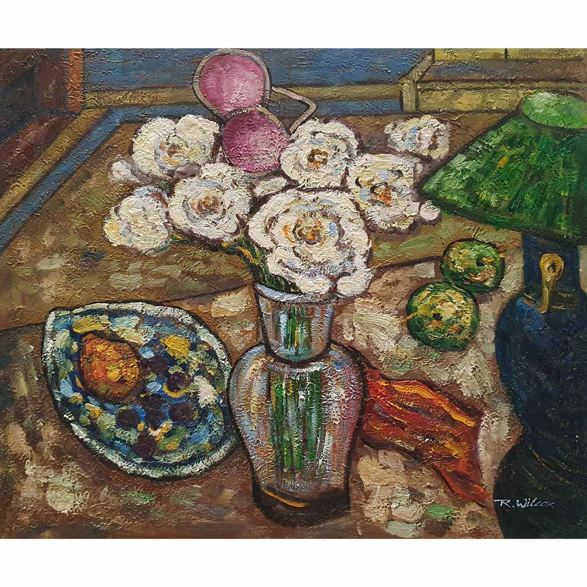 Cuadro Bodegon Estilo Van Gogh 60x50 cm