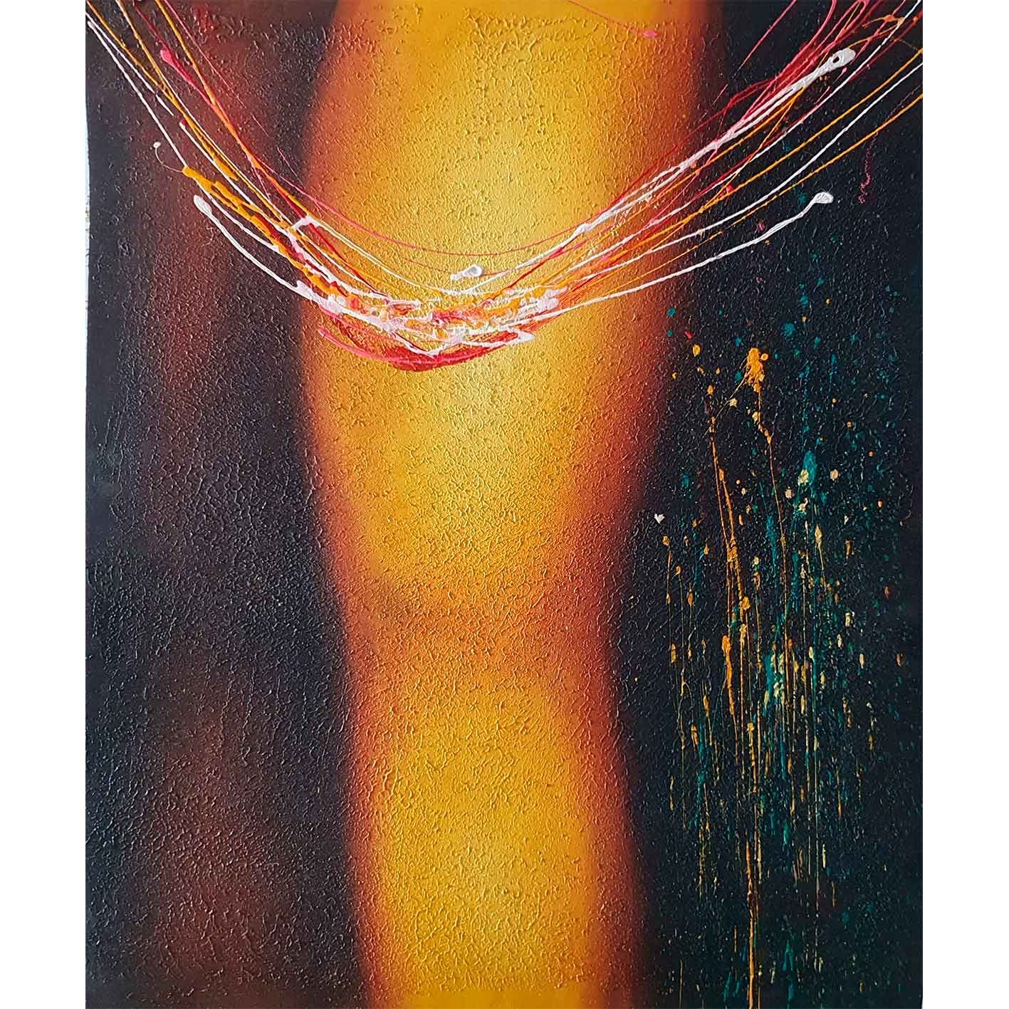 Cuadro Triptico Mujer Pinturas 50x60 cm [3 piezas]