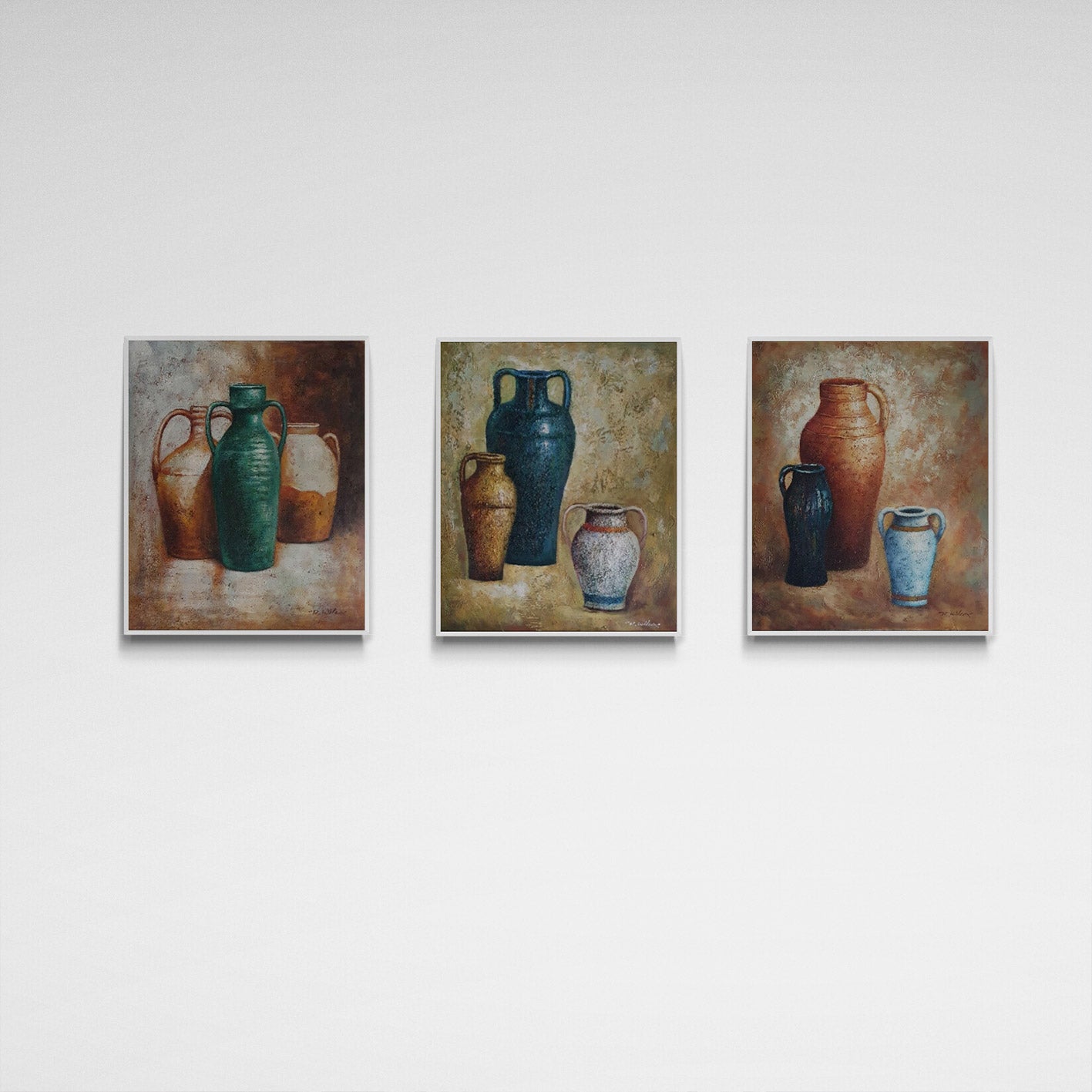 Cuadro Triptico Ceramicas 50x60 cm [3 piezas]