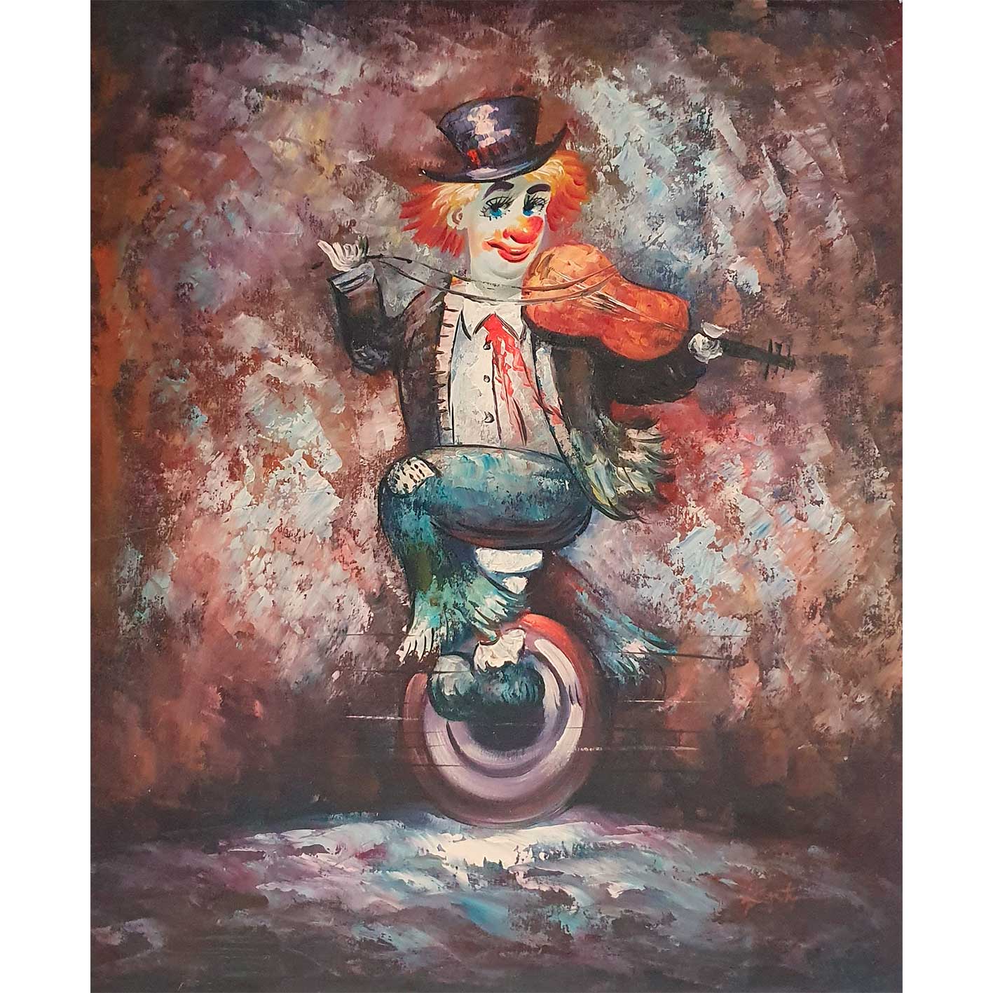 Cuadro Triptico Payaso 50x60 cm [3 piezas]