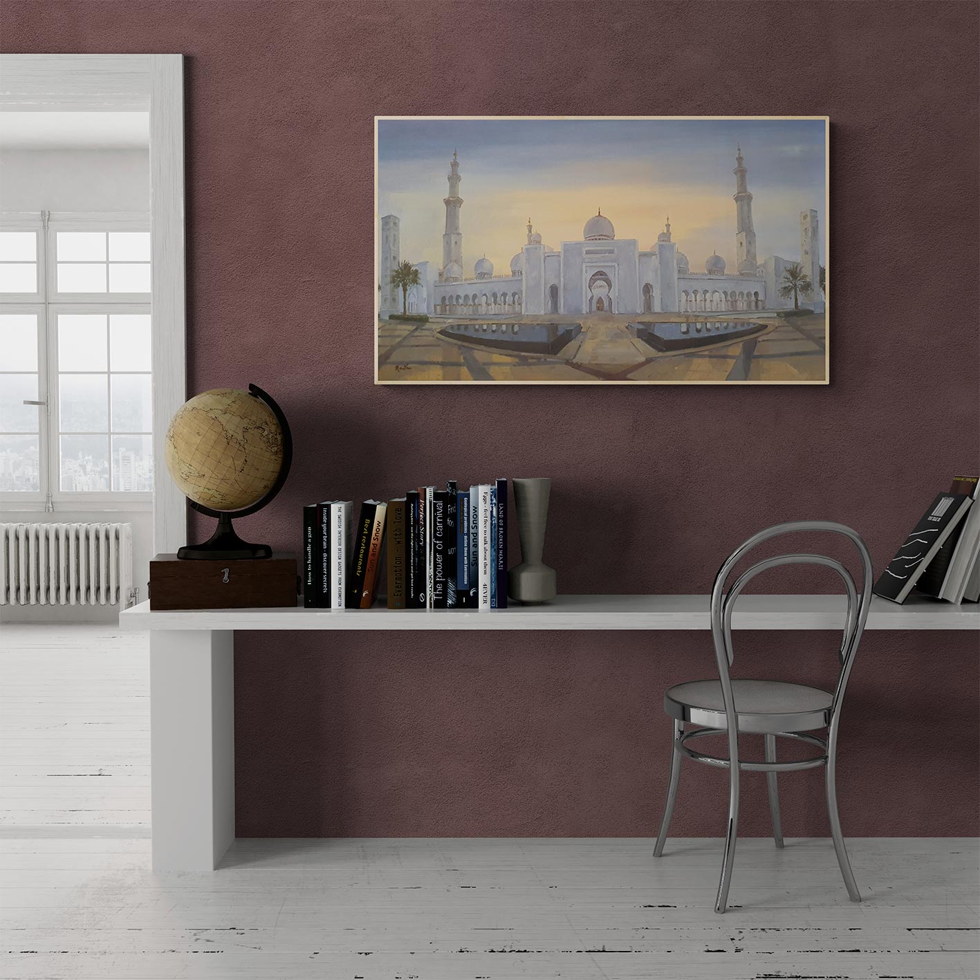 Cuadro Mezquita Sheikh Zayed 122x72 cm