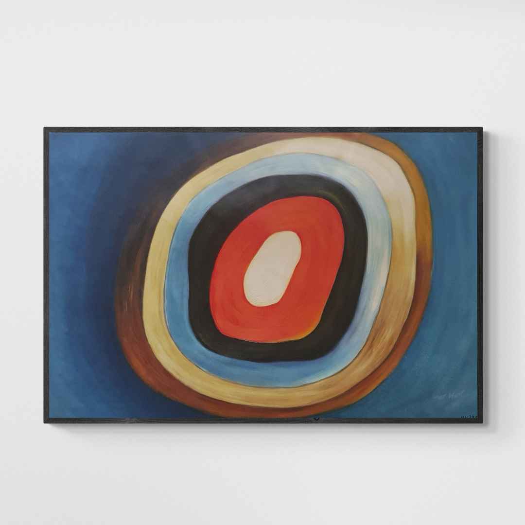Cuadro Diana Azul  90x60 cm