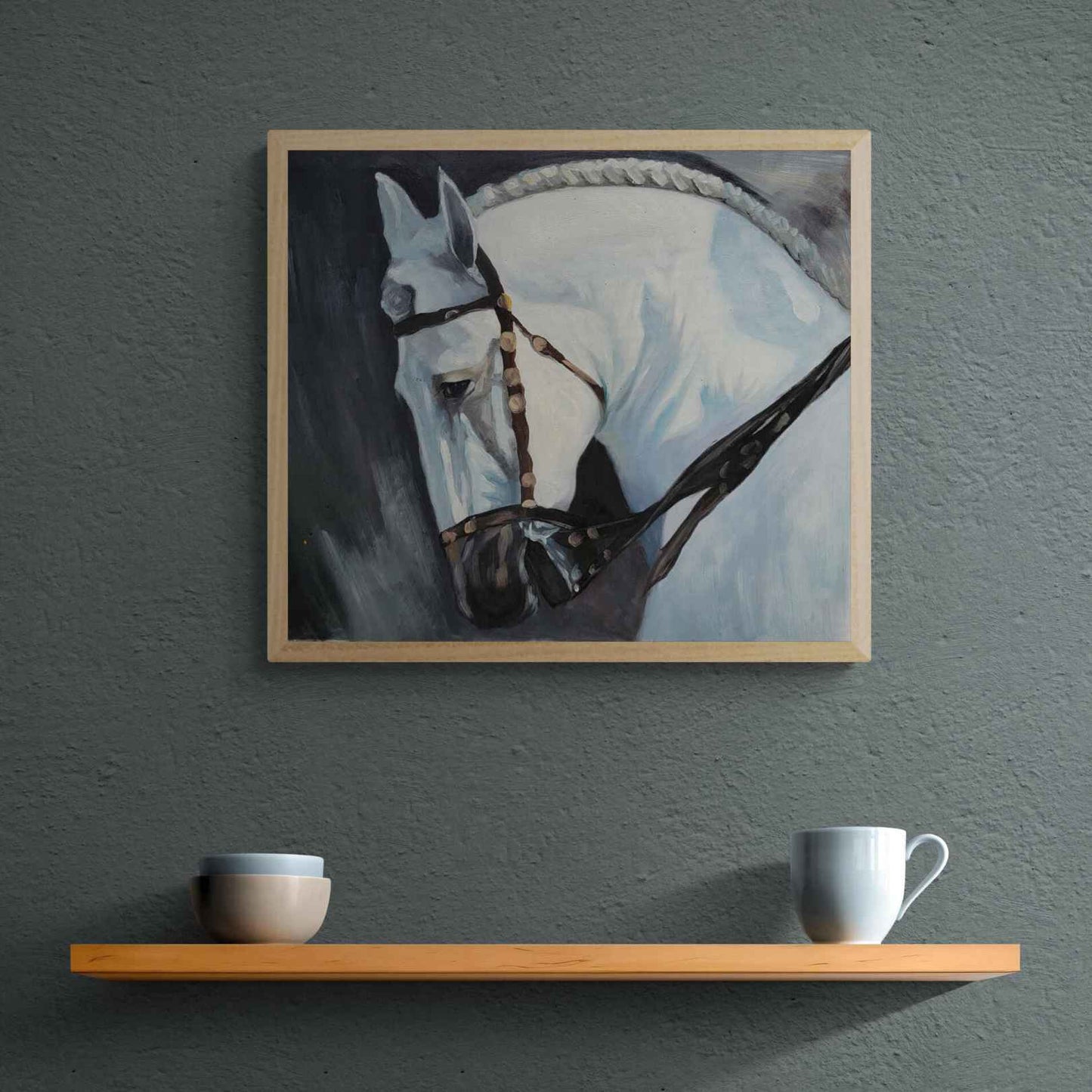 Cuadro Caballo Original III 55x48 cm