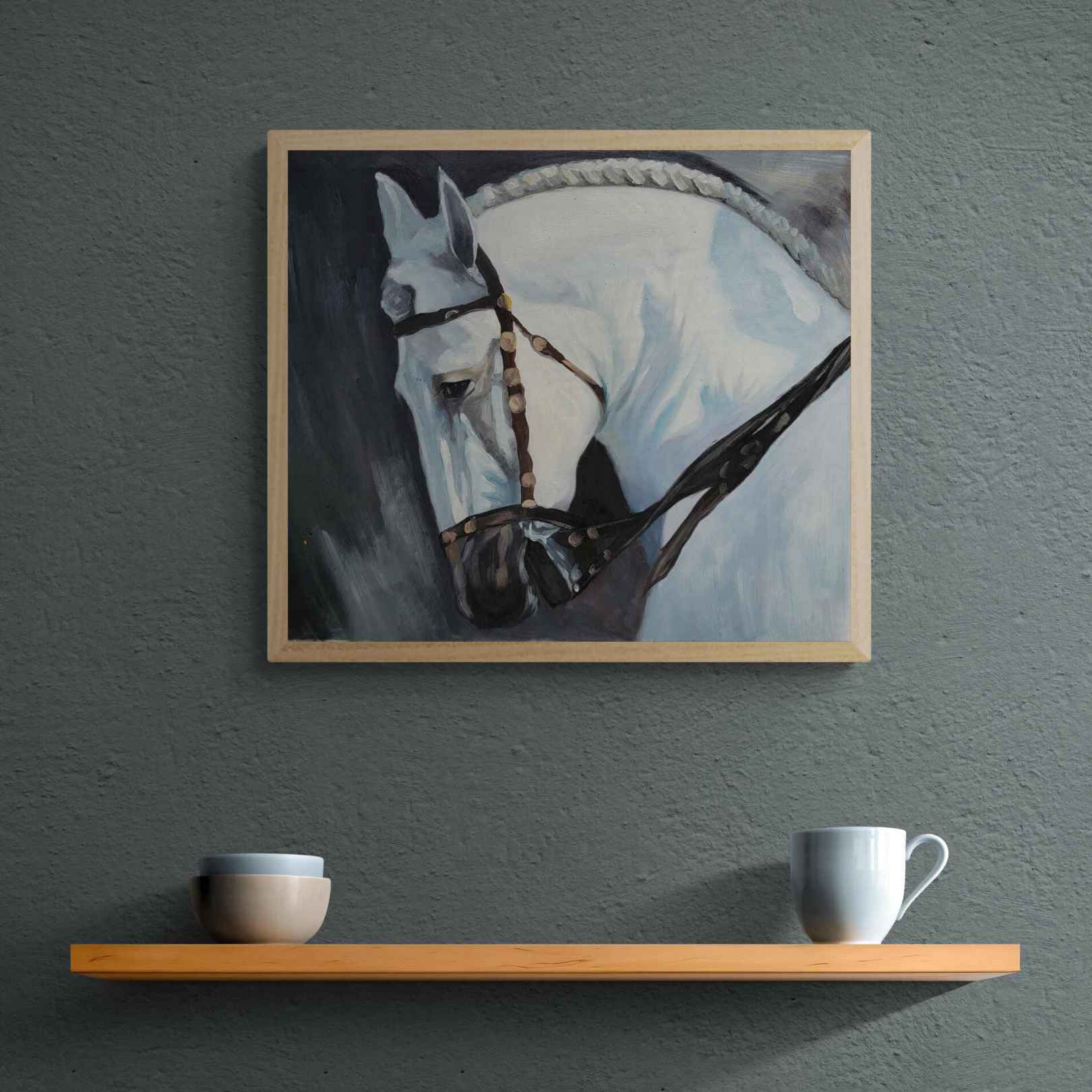 Cuadro Caballo Original III 55x48 cm