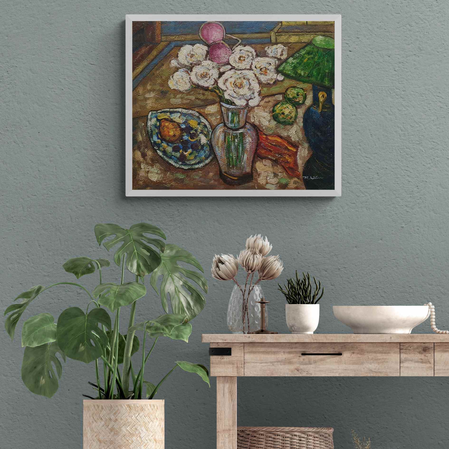 Cuadro Bodegon Estilo Van Gogh 60x50 cm