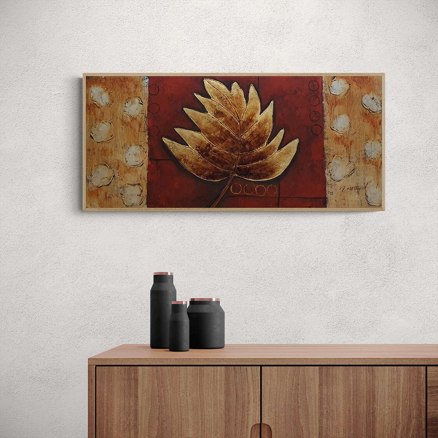 Cuadro Decoracion Oros 90x40 cm